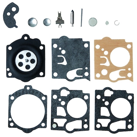 Sunbelt Rebuild Kit, Carburetor 0.27" x1.97" x2.1" A-B1WK10SDC
